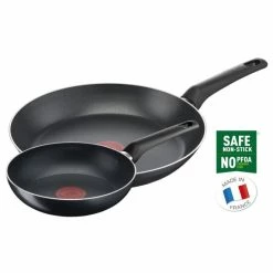 Am billigsten 🛒 TEFAL Pfannen Simple Cook 2-teiliges Pfannenset Ø 20+28 Cm Bratpfanne ThermoSpot 🔥