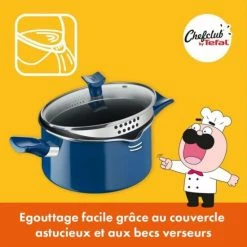 Auslauf 🔥 Chefclub By Tefal Pasta La Vista Kochgeschirr-Set | G804S4 | Pfanne 28 Cm, Kochtopf 20 Cm, Universalmesser, Schneidebretter, Rezeptheft Mit Leckeren Rezepten ❤️ -Antihaftpfanne Verkäufe unnamed file 1299