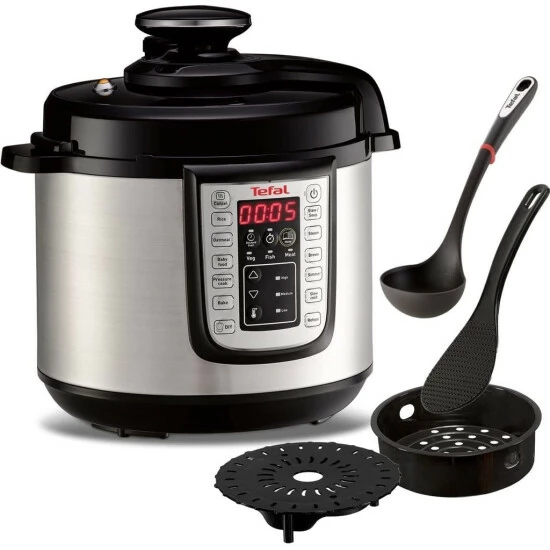 Bestpreis 🧨 Tefal Multikocher Schnellkochtopf Slow-Cooker 6L CY505E + Ingenio Suppenkelle 💯 3 Bestpreis 🧨 Tefal Multikocher Schnellkochtopf Slow-Cooker 6L CY505E + Ingenio Suppenkelle 💯