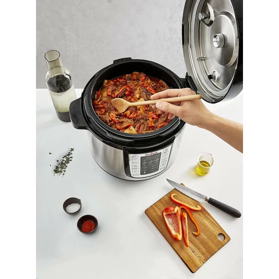 Bestpreis 🧨 Tefal Multikocher Schnellkochtopf Slow-Cooker 6L CY505E + Ingenio Suppenkelle 💯 7 Bestpreis 🧨 Tefal Multikocher Schnellkochtopf Slow-Cooker 6L CY505E + Ingenio Suppenkelle 💯 – Bild 5