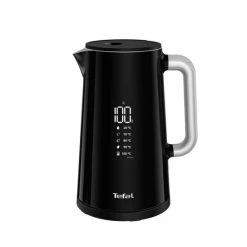 Besorgen 🥰 Tefal KO850810 Smart & Light Digital Wasserkocher 1,7 Liter, 5 Temperaturstufen, LED-Display Mit Temperaturanzeige, Warmhaltefunktion, Schwarz 🛒