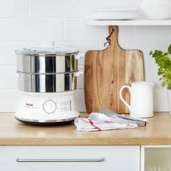 Brandneu 🤩 Tefal VC1451 - Dampfgarer - Edelstahl/weiß ❤️ -Antihaftpfanne Verkäufe unnamed file 1482