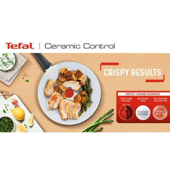 Brandneu ✔️ Tefal Ceramic Control Wokpfanne 28 Cm C41719 ⭐ 6 Brandneu ✔️ Tefal Ceramic Control Wokpfanne 28 Cm C41719 ⭐ – Bild 4