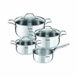Großhandel ✨ Tefal Intuition Topfset 7-teilig - Kochtöpfe 16 (1,3 L) + 20 (2,9 L) + 24 (4,9 L) Cm Mit Glasdecke, A702A8 🤩 -Antihaftpfanne Verkäufe unnamed file 1679