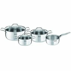 Großhandel ✨ Tefal Intuition Topfset 7-teilig - Kochtöpfe 16 (1,3 L) + 20 (2,9 L) + 24 (4,9 L) Cm Mit Glasdecke, A702A8 🤩 -Antihaftpfanne Verkäufe unnamed file 1680