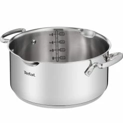 Budget 👏 Tefal XXL Premium Set 10 Teile : 4 Kochtöpfe 3 Glasdeckel 3 Bratpfannen DUETTO+ Edelstahl Induktionsgeeignet/Bratpfannen Mit Thermo-Spot/inklusive Messskala + Glasdeckel Mit Ausgießer Und Siebfunktion 🛒 -Antihaftpfanne Verkäufe unnamed file 1809