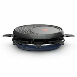 Aktion 😍 Tefal RE3104 Raclette Grill 8 Person(en) 1050 W Schwarz, Blau 🧨