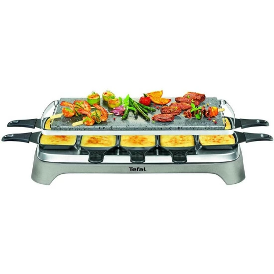 Brandneu 🥰 Tefal Raclette Pierrade PR457B Für 10 Personen Grau 😉 9 Brandneu 🥰 Tefal Raclette Pierrade PR457B Für 10 Personen Grau 😉 – Bild 7