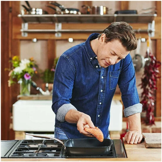 Am billigsten 😉 Tefal E21141 Jamie Oliver Premium Induction Grillpfanne 30cm ⌛ 10 Am billigsten 😉 Tefal E21141 Jamie Oliver Premium Induction Grillpfanne 30cm ⌛ – Bild 8