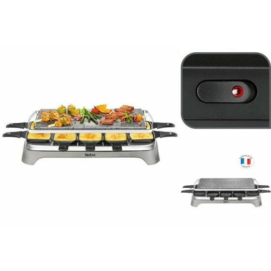 Brandneu 🥰 Tefal Raclette Pierrade PR457B Für 10 Personen Grau 😉 12 Brandneu 🥰 Tefal Raclette Pierrade PR457B Für 10 Personen Grau 😉 – Bild 10