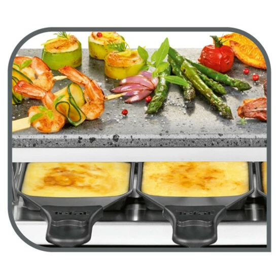 Brandneu 🥰 Tefal Raclette Pierrade PR457B Für 10 Personen Grau 😉 15 Brandneu 🥰 Tefal Raclette Pierrade PR457B Für 10 Personen Grau 😉 – Bild 13