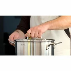 Brandneu 🌟 Tefal Virtuoso Topfset, 7-Teilig, Edelstahl - 7-Teiliges Set Aus 1x Stielkasserolle 16cm, 3x Kochtöpfen 16/20/24cm + 3x Deckel 🥰 -Antihaftpfanne Verkäufe unnamed file 2021