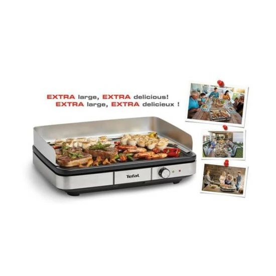 Billig 😀 Tefal Maxi Plancha CB690D - Tischgrill - Schwarz/silber 🎁 9 Billig 😀 Tefal Maxi Plancha CB690D - Tischgrill - Schwarz/silber 🎁 – Bild 7
