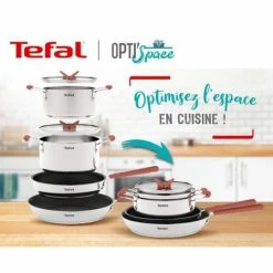 Billig ✨ TEFAL G720S604 6-teiliges Stapelbares Kochgeschirrset OPTI'SPACE - Edelstahl - Alle Kochfelder Inklusive Induktion 🎉 -Antihaftpfanne Verkäufe unnamed file 2223