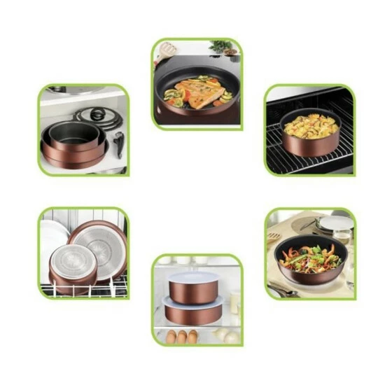 Schlussverkauf 👍 TEFAL L6759103 Lot 2 Bratpfannen 22/26 Cm INGENIO ECO-RESPECT - Alle Kochfelder Inklusive Induktion - Abnehmbarer Griff Aus Moonligh-Ton 🤩 7 Schlussverkauf 👍 TEFAL L6759103 Lot 2 Bratpfannen 22/26 Cm INGENIO ECO-RESPECT - Alle Kochfelder Inklusive Induktion - Abnehmbarer Griff Aus Moonligh-Ton 🤩 – Bild 5