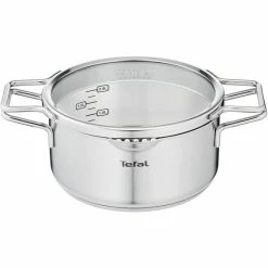 Großhandel ⌛ Tefal NORDICA Kochtopf Mit Glas-Siebdeckel Induction °24cm 5L H85224 💯