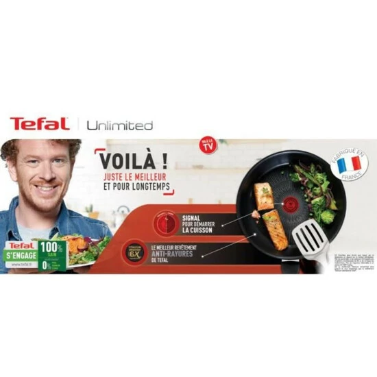 Am billigsten 🔥 TEFAL G2550102 19 Cm UNBEGRENZTE Pfanne - Alle Kochfelder Einschließlich Induktion - Schwarz 🤩 4 Am billigsten 🔥 TEFAL G2550102 19 Cm UNBEGRENZTE Pfanne - Alle Kochfelder Einschließlich Induktion - Schwarz 🤩 – Bild 2