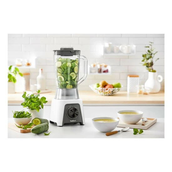 Besorgen 🌟 Tefal Standmixer BL2C0 Blendeo 450 Watt 1.2l Weiß/grau 👍 8 Besorgen 🌟 Tefal Standmixer BL2C0 Blendeo 450 Watt 1.2l Weiß/grau 👍 – Bild 6