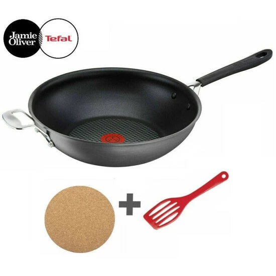 Top 10 😍 Tefal Jamie Oliver H90 Induktion Wokpfanne 30 Cm - 3tlg. - HARD ANODISED EDITION - Induktionsgeeignet, Antihaftbeschichtet, Wok Pfanne, Pfanne, Woks, Bratpfanne, Pfannenset Zum Kochen, Inkl. Pfannenwender Und Kork Untersetzer, Rutschfester Silikon Griff 💯 3 Top 10 😍 Tefal Jamie Oliver H90 Induktion Wokpfanne 30 Cm - 3tlg. - HARD ANODISED EDITION - Induktionsgeeignet, Antihaftbeschichtet, Wok Pfanne, Pfanne, Woks, Bratpfanne, Pfannenset Zum Kochen, Inkl. Pfannenwender Und Kork Untersetzer, Rutschfester Silikon Griff 💯