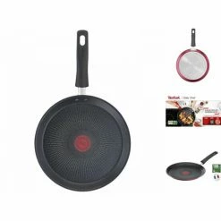 Rabatt 🥰 TEFAL G2733802 DAILY CHEF Crepiere 25cm, Induktion, Beständig, Antihaftbeschichtet, Pflegeleicht, Gesund, Hergestellt In Frankreich ✔️ -Antihaftpfanne Verkäufe unnamed file 3345