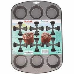 Bestes Angebot 🎉 Tefal Muffinform Für 12 Muffins Backform Backhilfe Muffinförmchen Backblech Form 💯