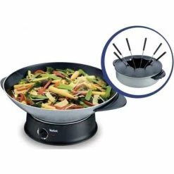 Am billigsten 👍 TEFAL Wok Fondue Compact Wk302012 🤩 -Antihaftpfanne Verkäufe unnamed file 3449