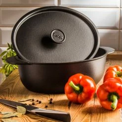 Angebote ✨ TEFAL Gusseisen Bräter Alle Herdarten + Induktion Topf Deckel 31 Cm 250C° 5,3 L 🥰 -Antihaftpfanne Verkäufe unnamed file 3567