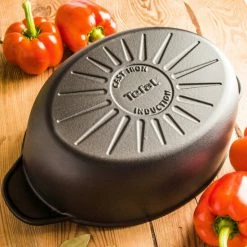 Angebote ✨ TEFAL Gusseisen Bräter Alle Herdarten + Induktion Topf Deckel 31 Cm 250C° 5,3 L 🥰 -Antihaftpfanne Verkäufe unnamed file 3571