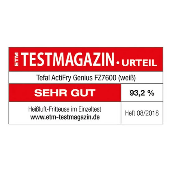 Beste Bewertungen von 😀 Tefal ActiFry Genius FZ7600 Heißluft-Fritteuse Bis 220°C Inkl. Rezeptbuch 🛒 14 Beste Bewertungen von 😀 Tefal ActiFry Genius FZ7600 Heißluft-Fritteuse Bis 220°C Inkl. Rezeptbuch 🛒 – Bild 12