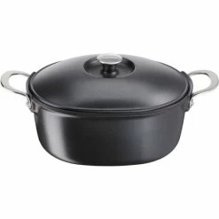 Top 10 ❤️ TEFAL AROMA Cocotte 30X22,5 Cm (6,3 L) Aluminiumguss Induktion 😀