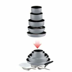 Aktion 🌟 TEFAL Ingenio Essential Kochgeschirrset 11-teilig Grau Alle Wärmequellen Außer Induktion L2149902 😀 7 Aktion 🌟 TEFAL Ingenio Essential Kochgeschirrset 11-teilig Grau Alle Wärmequellen Außer Induktion L2149902 😀 -Antihaftpfanne Verkäufe unnamed file 3705