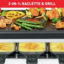 Billig ❤️ Tefal Raclette-Grill RE4588 Für 10 Personen Schwarz ✨ -Antihaftpfanne Verkäufe unnamed file 373