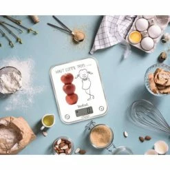 Rabatt 🧨 Tefal BC5134V0 Optiss Decor Elektronische KÃ1/4chenwaage Mit LCD-Infodisplay, Messbereich Bis 5 Kg, Glas-Wiegeschale, Zuwiegefunktion, Automatische Abschaltung 🥰 -Antihaftpfanne Verkäufe unnamed file 3782