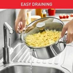 Am billigsten 😀 TEFAL Kochtopf DUETTO 16 Cm Mit Deckel Edelstahl 1,3 L Induktion Silber NEU 😀 -Antihaftpfanne Verkäufe unnamed file 3798