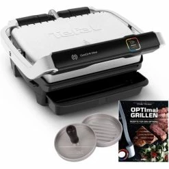 Top 10 💯 Tefal OptiGrill ELITE Kontaktgrill GC750D 2000W + Hamburgerpresse + Rezeptbuch 🔔