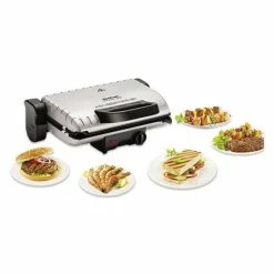 Großhandel 👍 Tefal Minute Grill GC2050 Elektrogrill, 1600 W, Edelstahl, Silber Schwarz ❤️ -Antihaftpfanne Verkäufe unnamed file 3830
