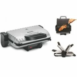 Großhandel 👍 Tefal Minute Grill GC2050 Elektrogrill, 1600 W, Edelstahl, Silber Schwarz ❤️ -Antihaftpfanne Verkäufe unnamed file 3831