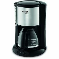 Besorgen ⭐ Tefal Subito, Filterkaffeemaschine, 1,25 L, Gemahlener Kaffee, 1000 W, Schwarz, Edelstahl 🎉