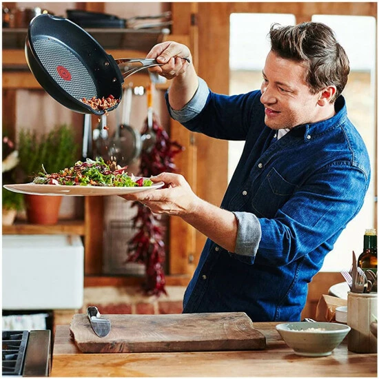 Rabatt 🥰 Tefal Jamie Oliver Guss Aluminium Bratpfanne 24cm Schwarz 😀 10 Rabatt 🥰 Tefal Jamie Oliver Guss Aluminium Bratpfanne 24cm Schwarz 😀 – Bild 8