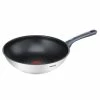 Blitzangebot 🔔 TEFAL Dailykook Wok Aus Edelstahl - Ø 28 Cm - Alle Wärmequellen Einschließlich Induktion 🥰