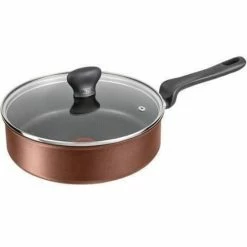Am billigsten 🎉 TEFAL OPTIMAL Sauteuse - 24 Cm - Braun - Induktion + Deckel ⌛