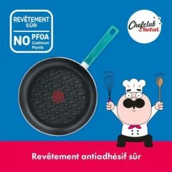 Coupon ✨ Tefal Chefclub By Pfanne 28 Cm G80406, Rund, Allzweckpfanne, Grün, Titan, Aluminium, Thermo-Punkt ⌛ -Antihaftpfanne Verkäufe unnamed file 4127