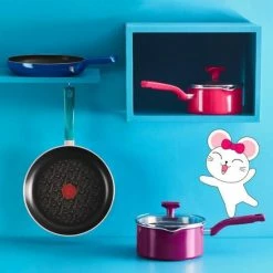 Coupon ✨ Tefal Chefclub By Pfanne 28 Cm G80406, Rund, Allzweckpfanne, Grün, Titan, Aluminium, Thermo-Punkt ⌛ -Antihaftpfanne Verkäufe unnamed file 4128