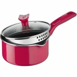 Bestpreis ✔️ Tefal Chefclub By Stielkasserolle 16 Cm G80622, Rund, Rot, Aluminium, Titan, Rot, Keramik, Gas, Halogen, Induktion 😉 -Antihaftpfanne Verkäufe unnamed file 4133