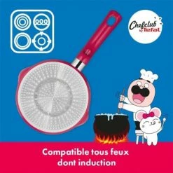 Bestpreis ✔️ Tefal Chefclub By Stielkasserolle 16 Cm G80622, Rund, Rot, Aluminium, Titan, Rot, Keramik, Gas, Halogen, Induktion 😉 -Antihaftpfanne Verkäufe unnamed file 4134