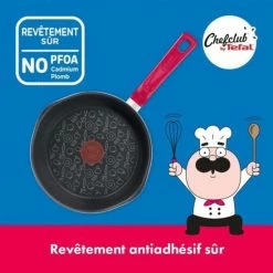 Bestpreis ✔️ Tefal Chefclub By Stielkasserolle 16 Cm G80622, Rund, Rot, Aluminium, Titan, Rot, Keramik, Gas, Halogen, Induktion 😉 -Antihaftpfanne Verkäufe unnamed file 4136