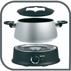 Auslauf 🌟 Tefal Fondue Base Ronde EF3000 Edelstahl/schwarz 🛒 -Antihaftpfanne Verkäufe unnamed file 4155