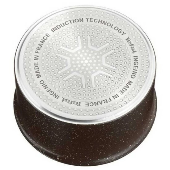 Budget 😉 TEFAL L6782902 18 Cm INGENIO EXTREM Topf Antihaft - Alle Kochfelder Einschließlich Induktion - France - Brauner Steineffekt 🌟 5 Budget 😉 TEFAL L6782902 18 Cm INGENIO EXTREM Topf Antihaft - Alle Kochfelder Einschließlich Induktion - France - Brauner Steineffekt 🌟 – Bild 3