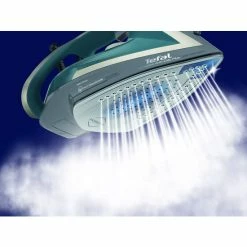 Angebote ✨ Tefal Dampfbügeleisen Ultragliss Plus FV6842 | 2800 W | Abnehmbarer Kalk-Kollektor | 50 G/Min. Dauerdampf | 260 /Min. Dampfstoß | Abschaltautomatik | Kratzfest | Türkis/Grau 🎁 -Antihaftpfanne Verkäufe unnamed file 4283