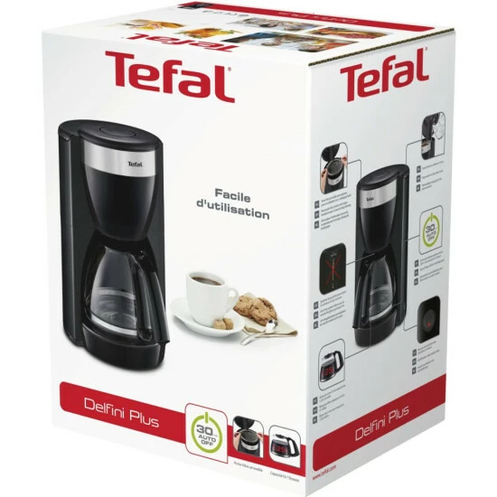 Bestes Angebot ⌛ Tefal Kaffeemaschine Delfini PLUS CM1808 Schwarz 🎁 11 Bestes Angebot ⌛ Tefal Kaffeemaschine Delfini PLUS CM1808 Schwarz 🎁 – Bild 9